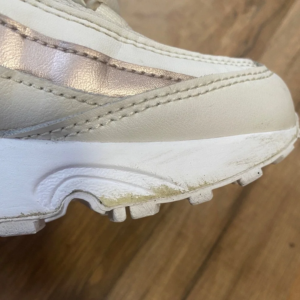 Nike Air Max 95 Youth‎ Kids Sneakers Cream Rose Gold Size 7Y